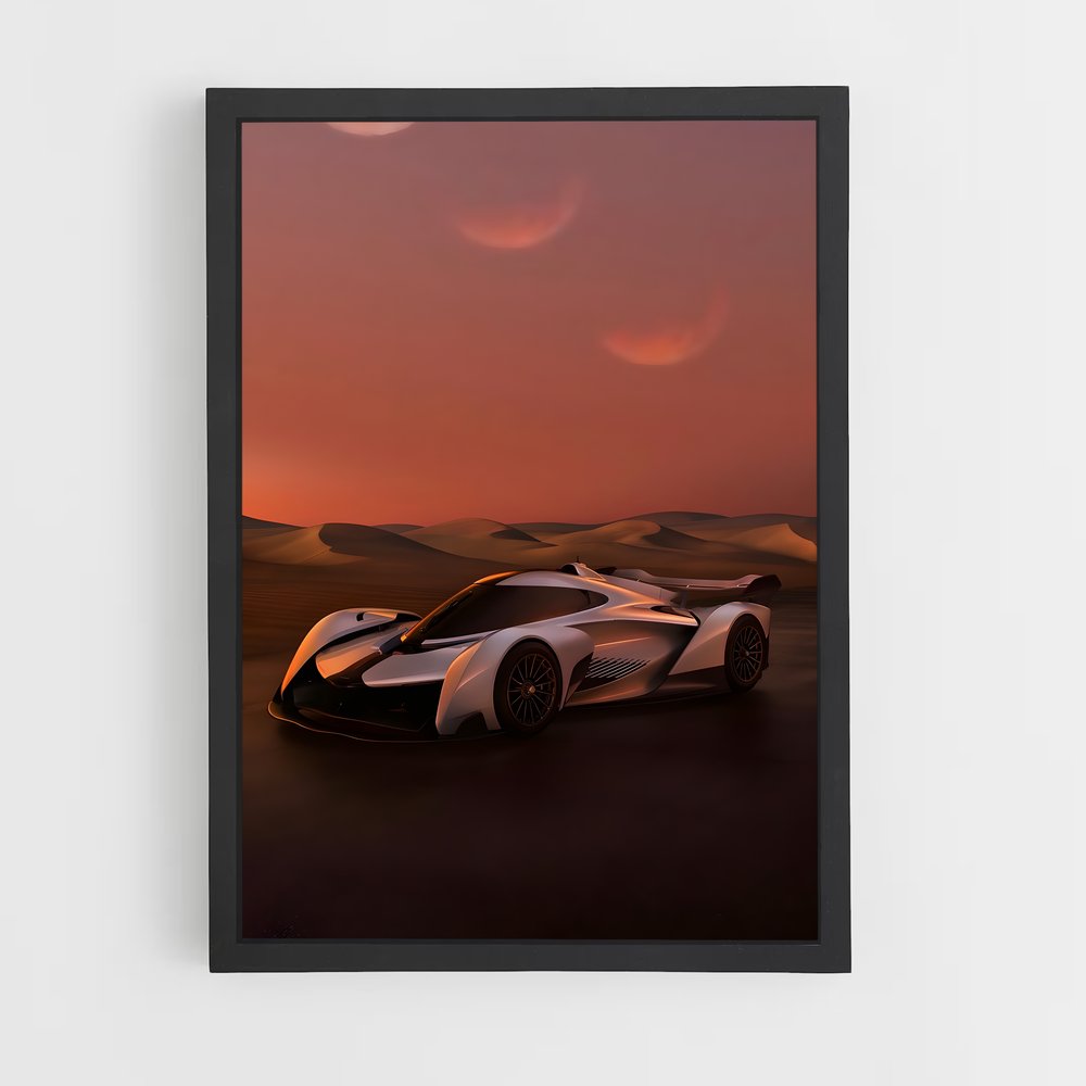 Poster Désert Infini – affiche Mclaren (vue 2)